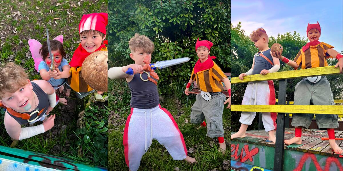 Felix (6) dressed as Justin, Jorel (8) dressed as Paco, Freya (5) dressed as Tinkerbell
from Neverlanders. Picture supplied