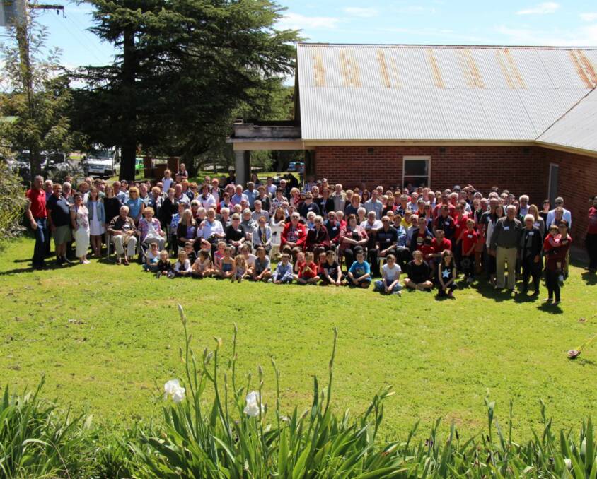 Family: Over 200 adult and child descendants celebrated the 175th anniversary of their ancestors' arrival in Australia.Photo: Supplied. 