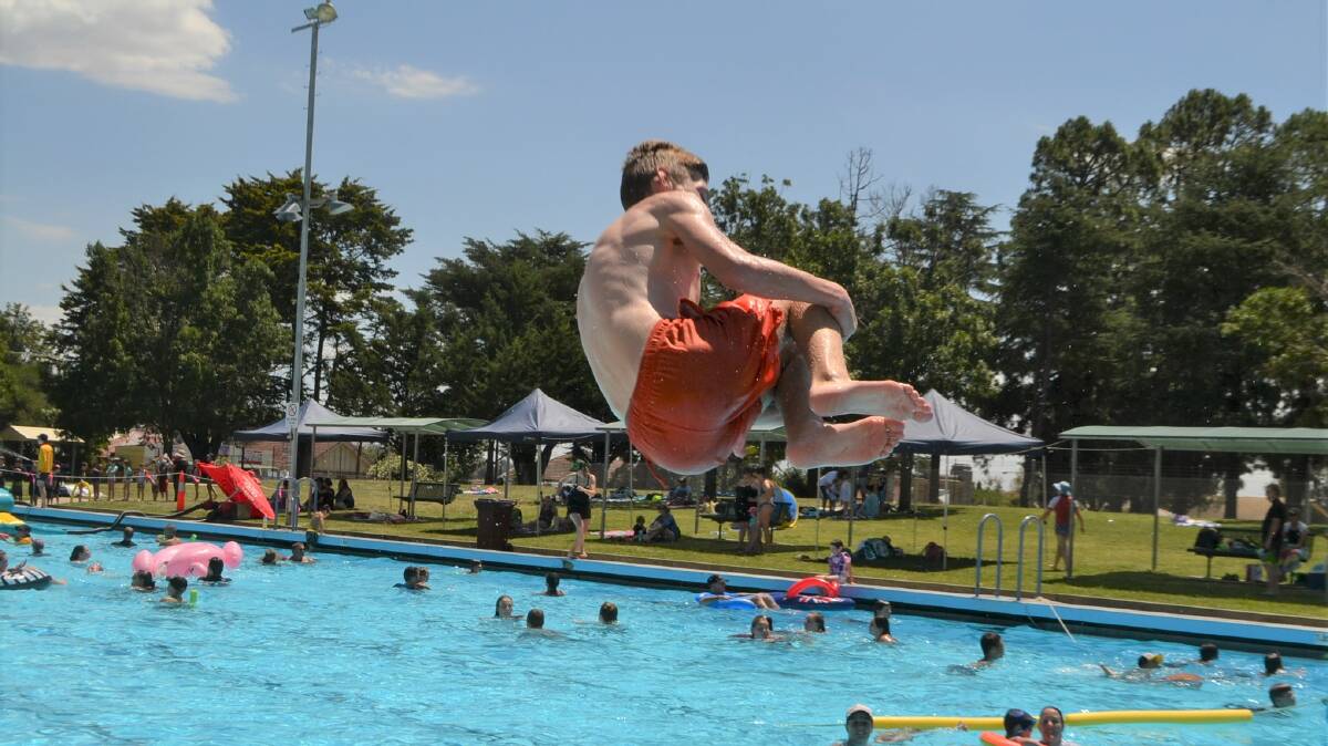 Pic of the Week: More than 1000 people came through the gates to escape the heat and enjoy the Yass Memorial Pool's pool party at the weekend. Photo: Toby Vue. 