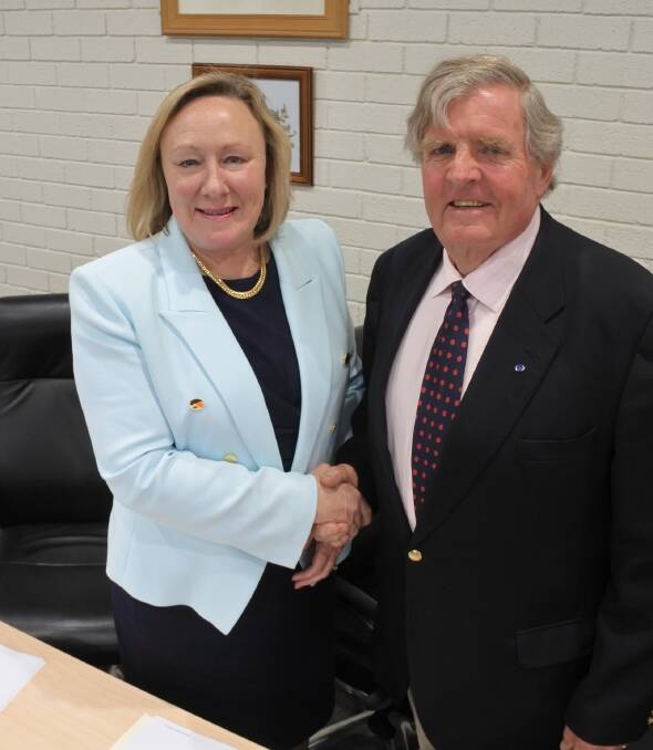 Down to business: Rowena Abbey was re-elected as the Yass Valley’s Mayor at Wednesday night's Ordinary Council Meeting, alongside Kim Turner who was voted as Deputy Mayor for this term. Photo: Jessica Cole.  
