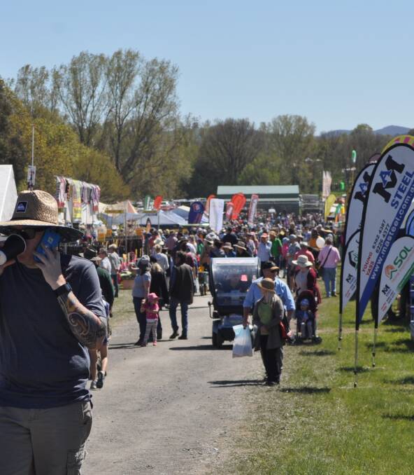 Popular: Thousands flocked to the small village of Murrumbateman for the 38th annual field days where 500 exhibitors had displays. Photo: Jessica Cole. 