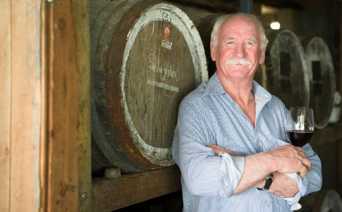 Like a fine wine: Ken Helm stands down as Chairman of Canberra International Riesling Challenge after 16 years, having led and developed the Challenge since its inception. Photo: Yass Tribune.