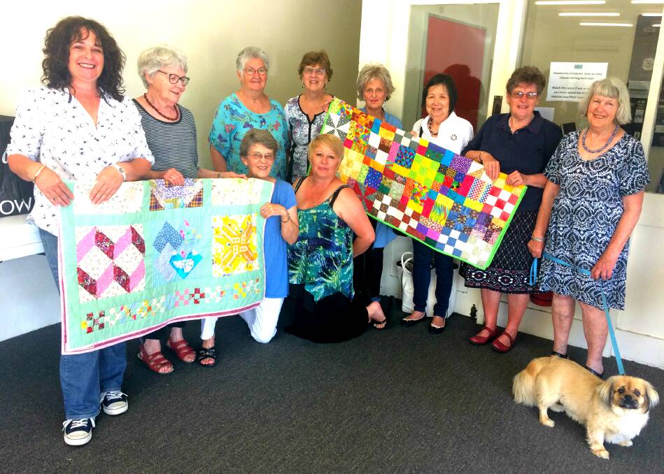 Community: The group of 31 women of Yass Quick Quilters are making large donations to the Circle of Friends charity. Photo: Jessica Cole.   