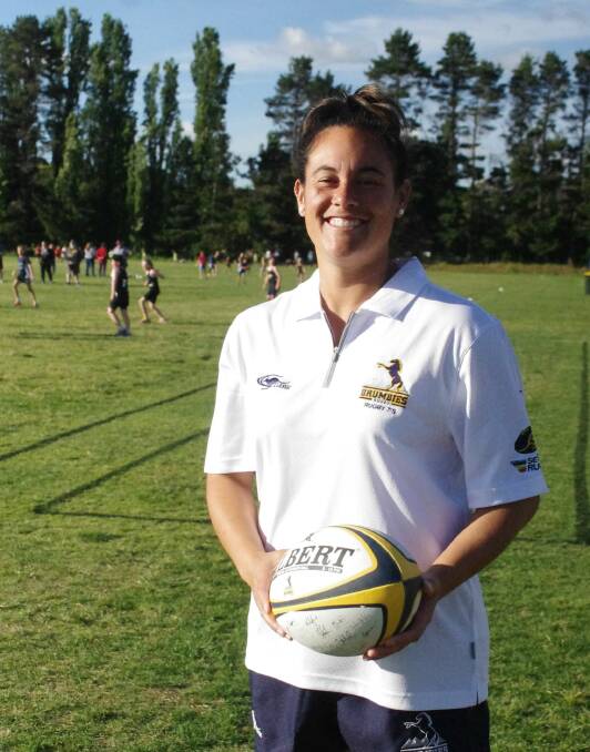 MANAGEMENT MATERIAL: Ashley Kara who also plays rugby sevens for the Brumbies will be managing the national U 19 Mixed Touch Team to tour New Zealand. Photo: Darryl Fernance