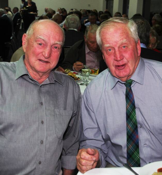 Jim Clancy and Dyon Sutherland were pleased they could be part of the gathering and share in the memories and secrets of their youth.