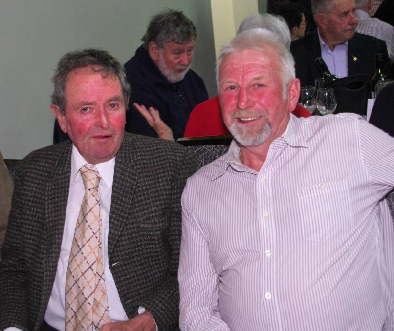 The reunion brought back plenty of memories for John Bunn from Braidwood and Noel Stewart from Albury.