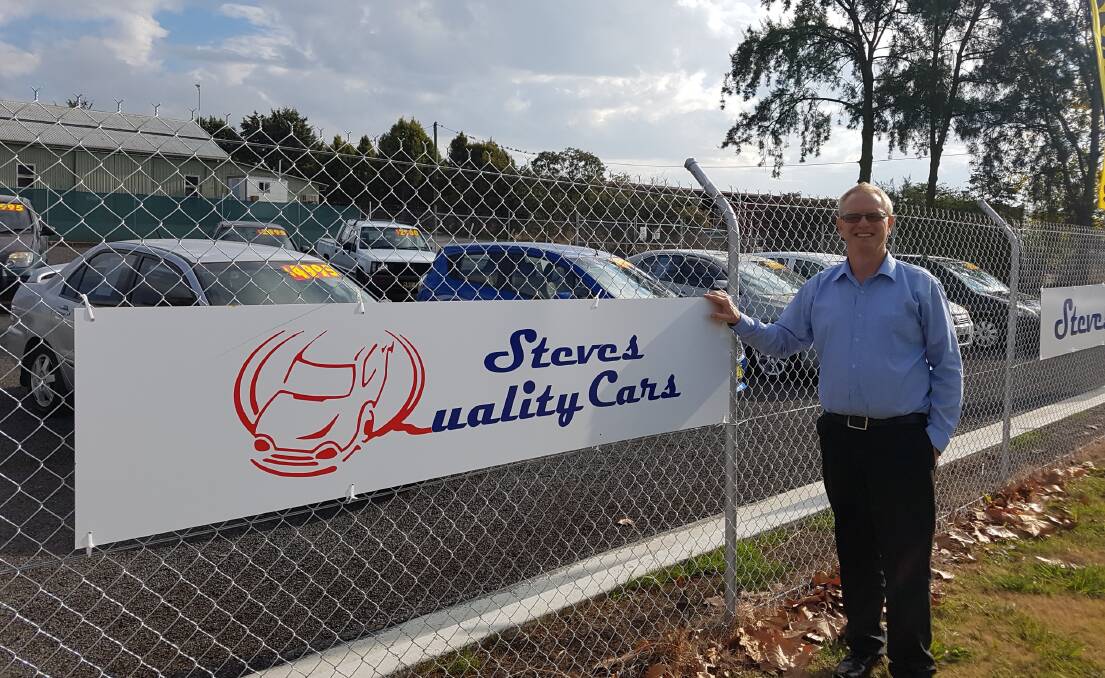 OPEN FOR BUSINESS: Having started as a part-time exercise to test the local market in 2016, Steve's Quality Cars is now a full-time venture that's owned and operated by long-term Yass resident Steve Hill.