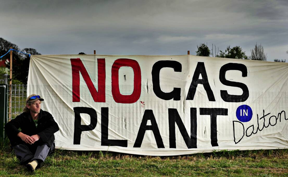 Protest banner from back in 2012. Photo: Jay Cronan.