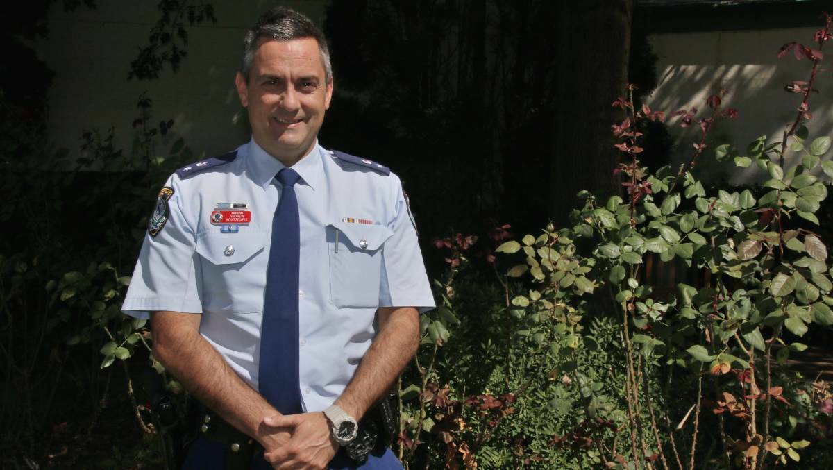 Wake-up: Commander Andrew Koutsoufis believes the changes to the disqualification laws will provide a wake-up call to re-offenders. Photo: Victoria Lee.