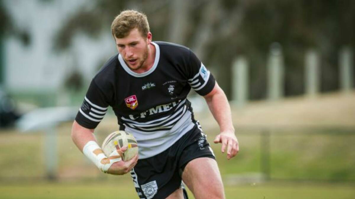 Onward to finals: Mitchell Smith is part of the Yass Magpies team who has fought its way through a tough year into the finals after only their second year in the competition. Photo: Dion Georgopoulos.