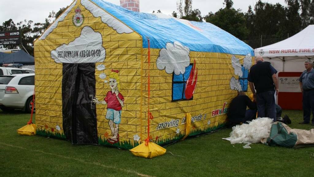 The Smoke House: Where children come to learn about how to properly protect themselves in case of an emergency in their home. Photo: Supplied