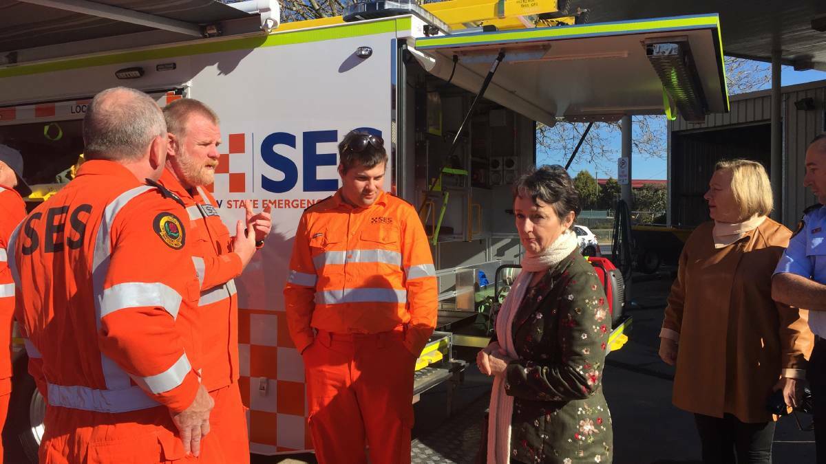 Buoyed spirits: The Yass SES branch received a new boat recently.