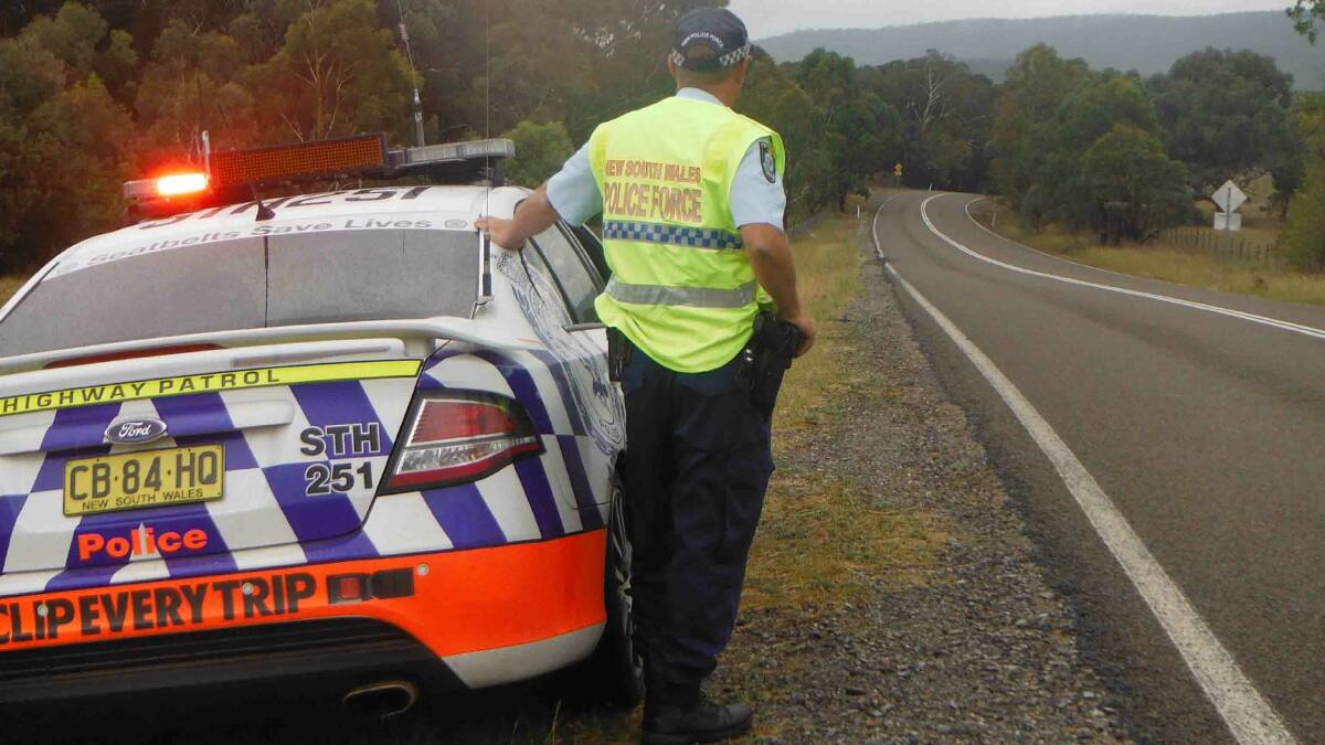 NSW Police remembered those who have died on the roads this year. Photo: Yass Valley Council