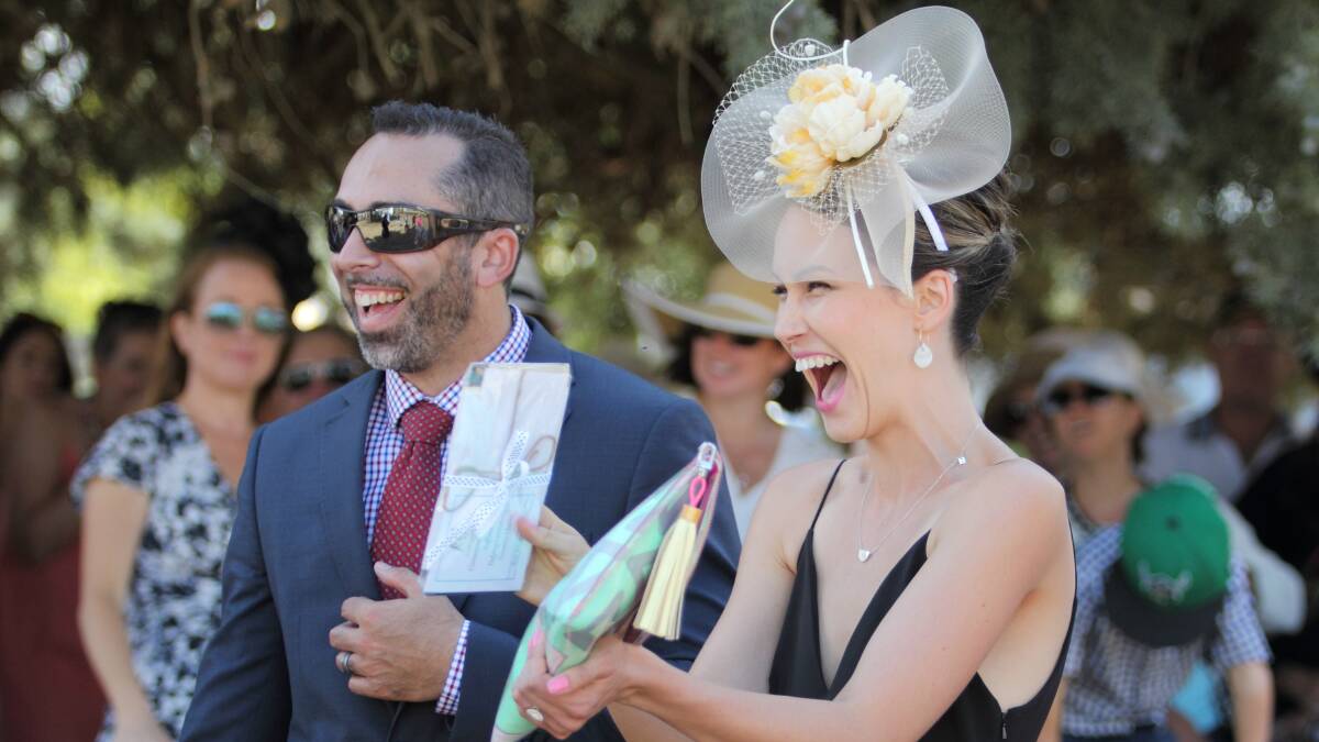 DRESSED TO IMPRESS: The Camilleris were the best-dressed couple at last year's Yass Picnic Races. Photo: Makayla Walker and Susan Meli.