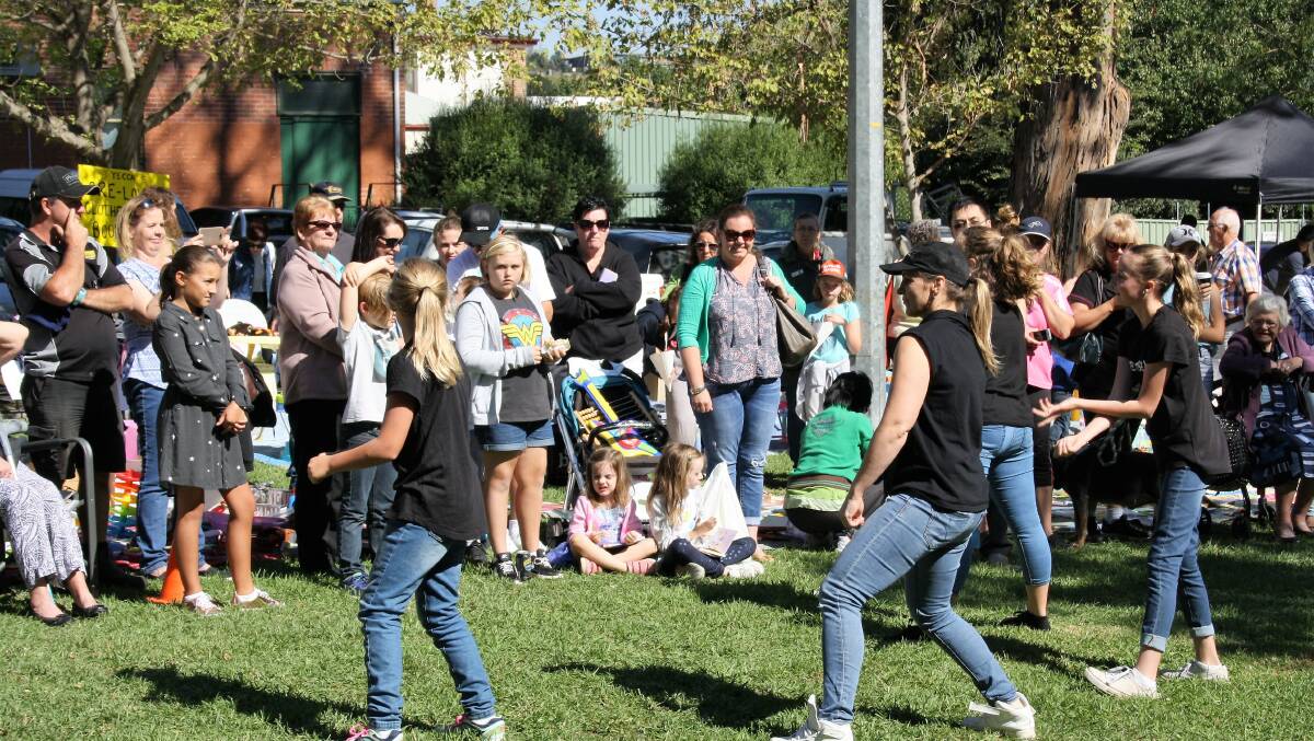 PIC OF THE WEEK: Dancers from Streetbeat wowed the crowd at the Yass Baby and Kids Market in Banjo Paterson Park on Saturday. Photo: Alix Douglas.