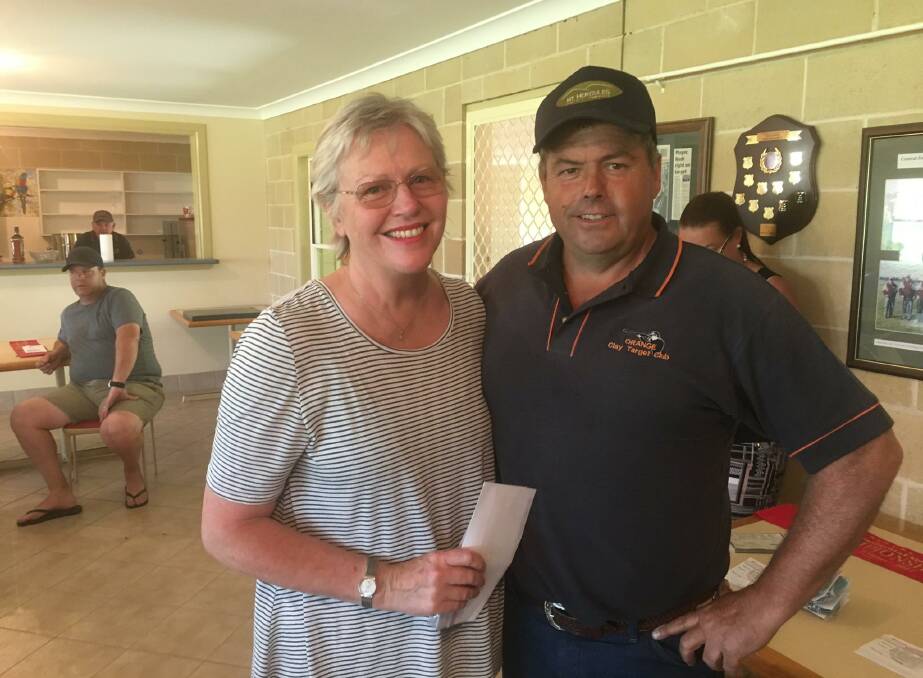BIG WINNER: Trina Watchorn secured first in the A-grade single barrel and A-point score at the Orange Clay Target Club on October 29. Photo: Orange Clay  Target Club