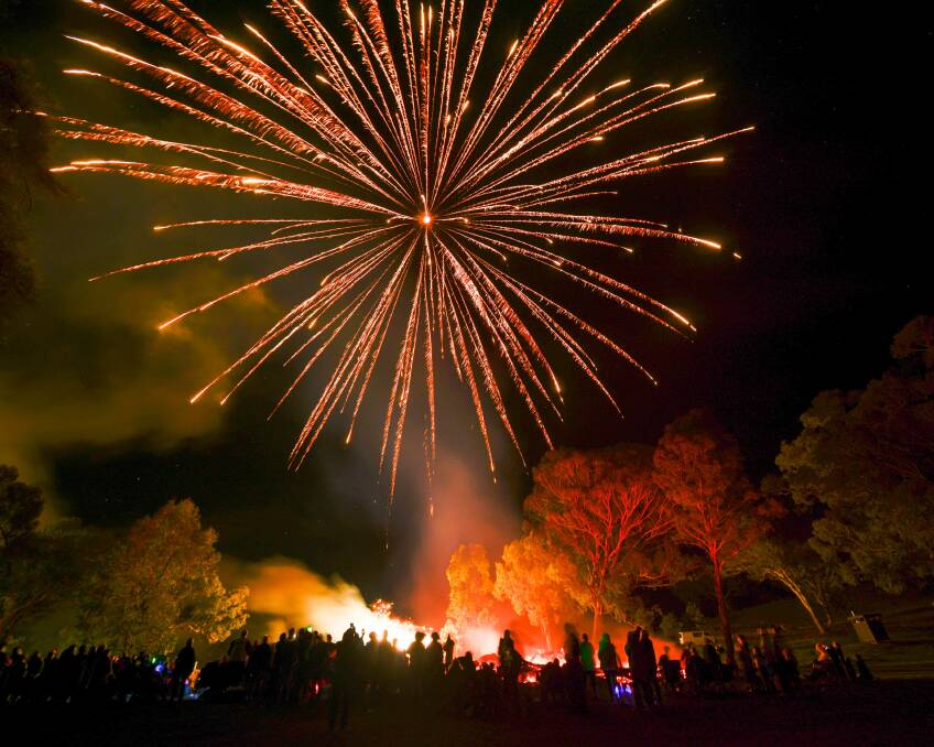 PIC OF THE WEEK: The rain held off at Wee Jasper Reserves for Duncan's Legacy Fireworks on May 20. See full photo gallery in the Tribune on May 25. Photo: Ollie Garside