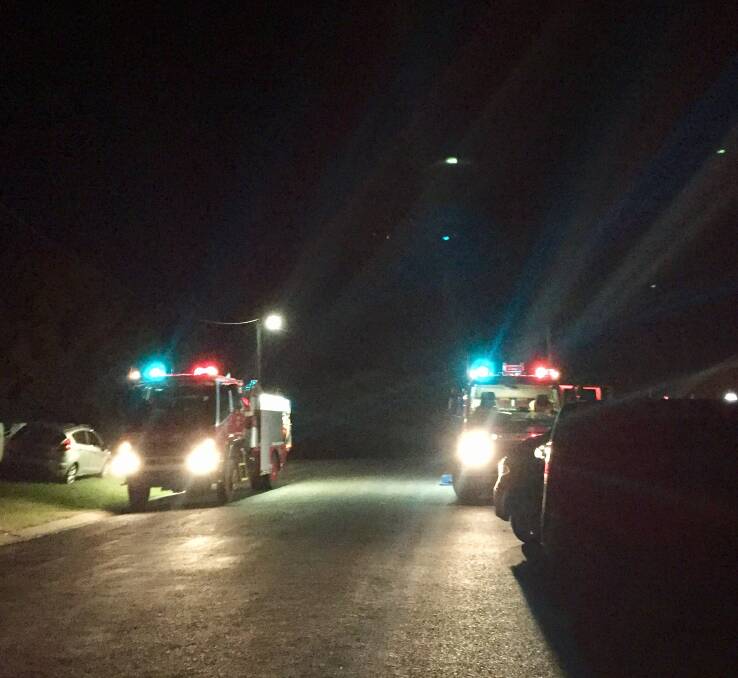 SERVICES CALLED: Fire and Rescue NSW outside the Golf Club on May 10. An electrical fault was believed to have emitted smoke into the building. Photo: Toby Vue