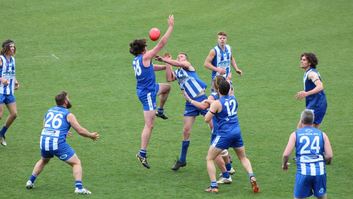 AIMING TO GO HIGHER: The Yass Roos Football Club has had strong preparations leading into their opening game (against Batemans Bay) of the 2017 Canberra AFL Fourth Grade season. Photo: RS Williams