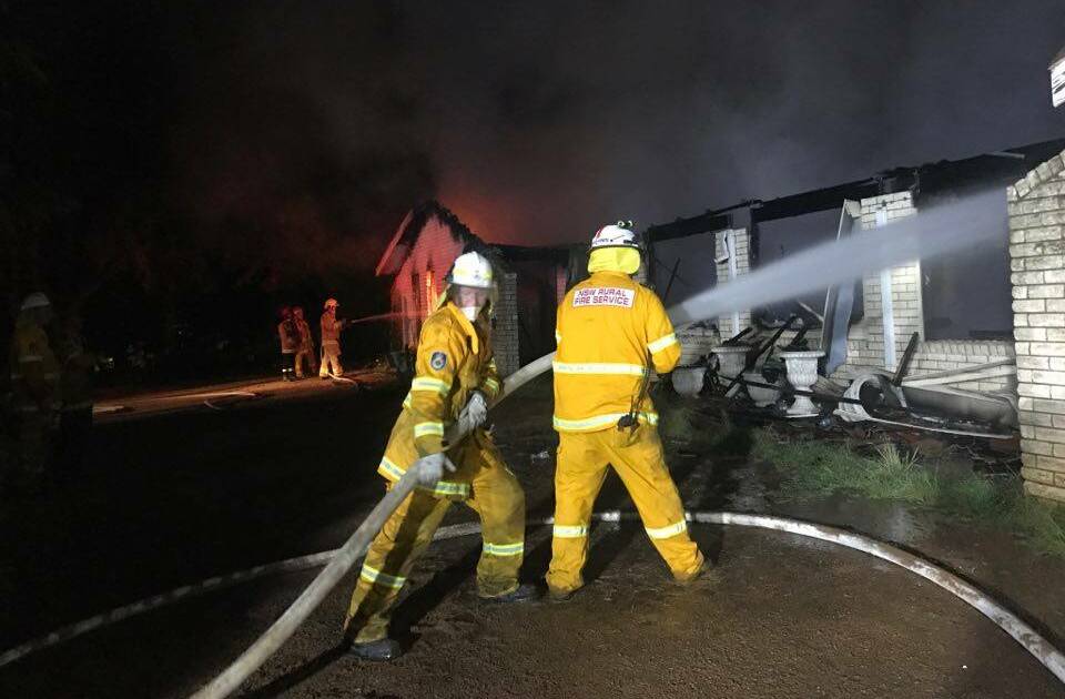 FIRESTORM: The Murrumbateman home was burned to the ground in a ferocious fire that ignited in the early hours of Friday, February 24. Photo: supplied.