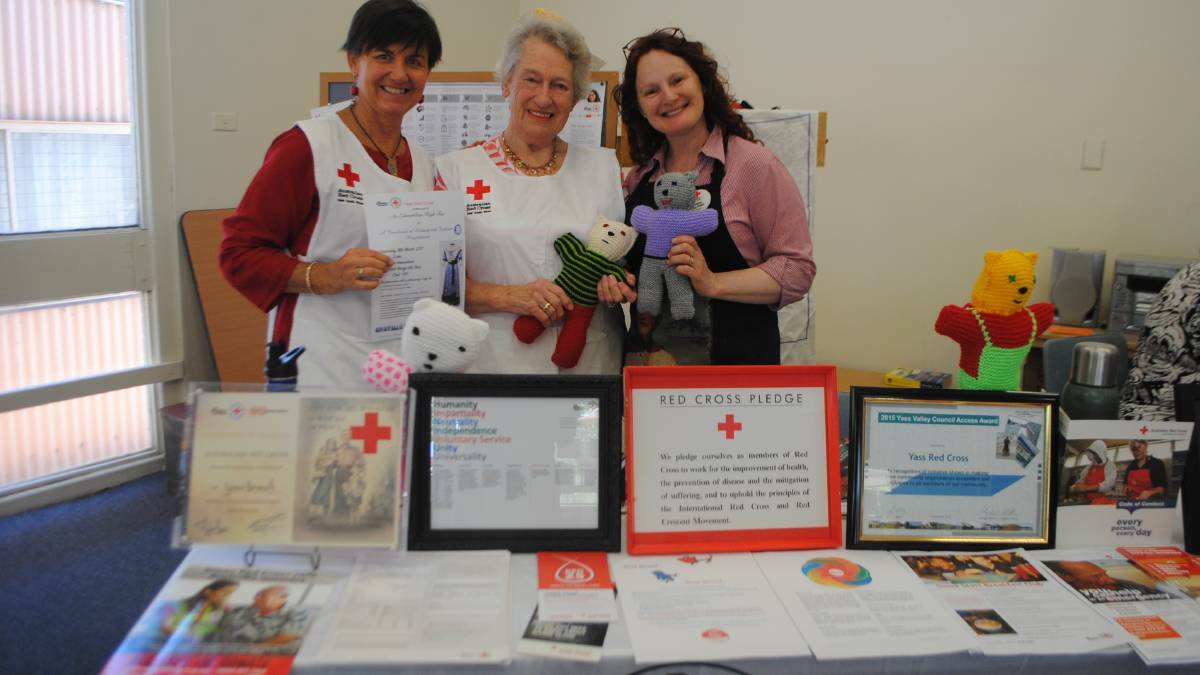 VOLUNTEERING: The Yass Red Cross at the inaugural Yass Volunteering Festival in March, 2017. Photo: Toby Vue
