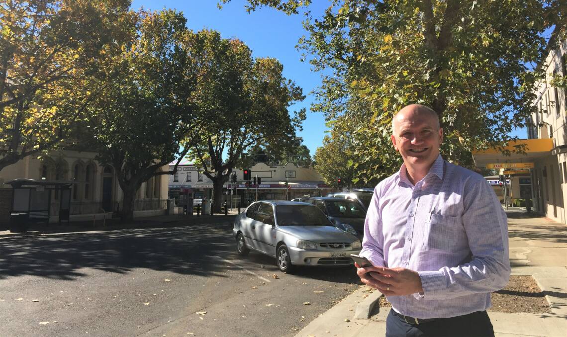 IMPROVING SERVICES: Chris Taylor, general manager of Telstra Countrywide in the ACT and Southern NSW, is pleased to announce Bookham as another rural community to access 4G internet and voice services. Photo: Toby Vue
