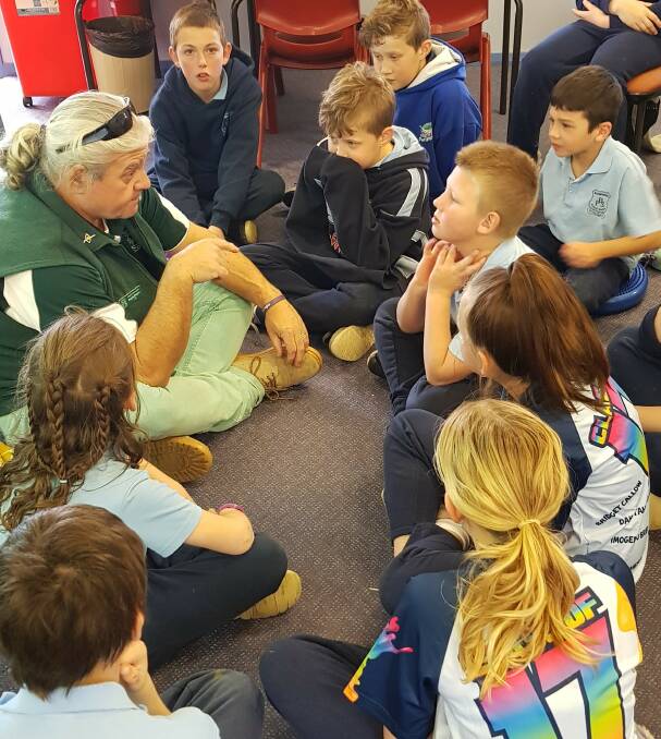 Bowning Public School students learn about Indigenous culture and history. Photo: supplied