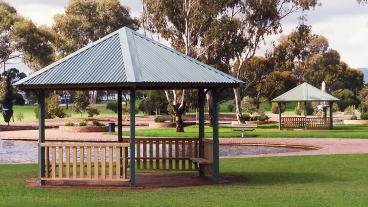 SUPPORTING THE COMMUNITY: Yass Lions Club and Yass Valley Council are constructing a rotunda in Riverbank Park as part of the Lions Club's centenary celebrations. Photo: Supplied
