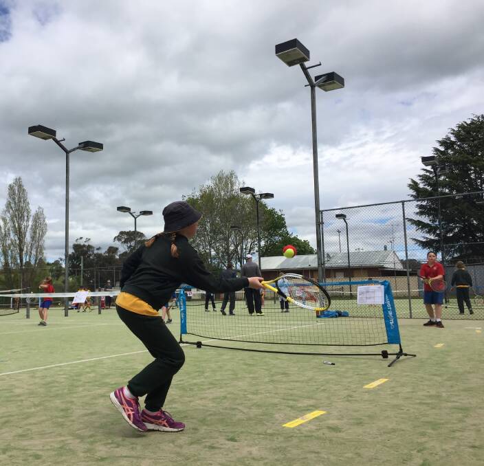 Success: Tennis Australia says the first-ever gala day in the Yass Valley Region was successful after Mt Carmel won a close first place against Jugiong with the former now preparing for the state finals in Sydney. Photo: Toby Vue