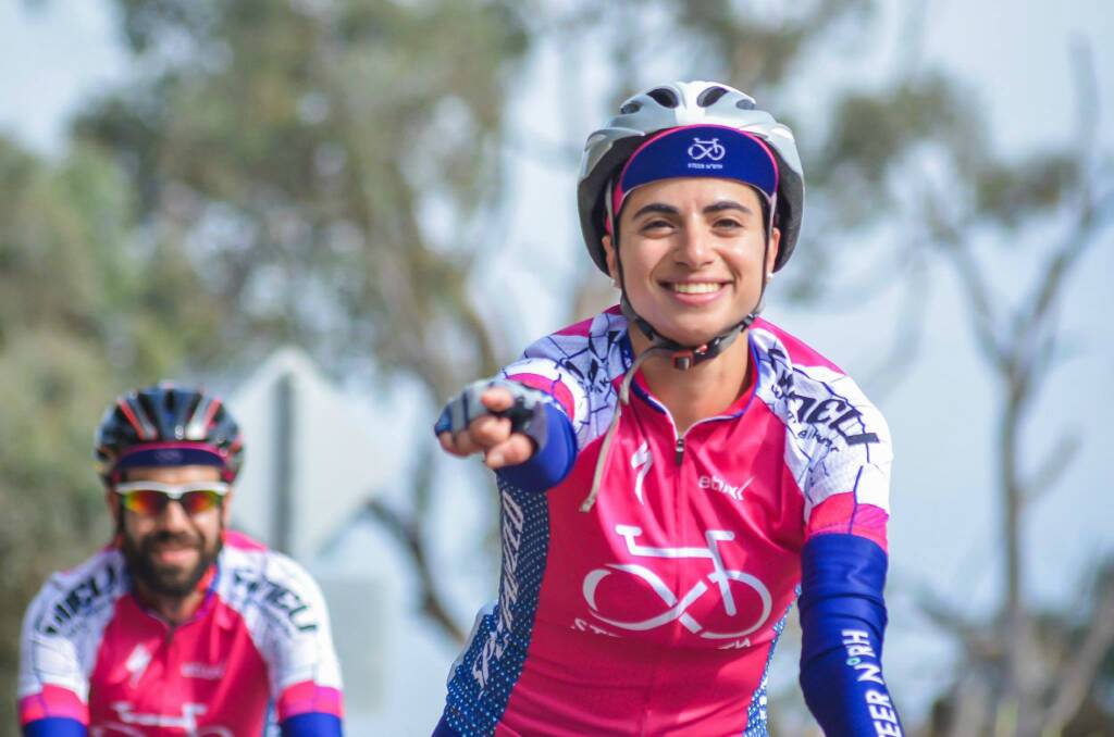 RIDE FOR A CAUSE: Founders of Steer North James Helal and Rita Nehme want Yass riders to join their 2017–18 cycling campaigns to help cancer research. Photo: Wiam Al Aawar