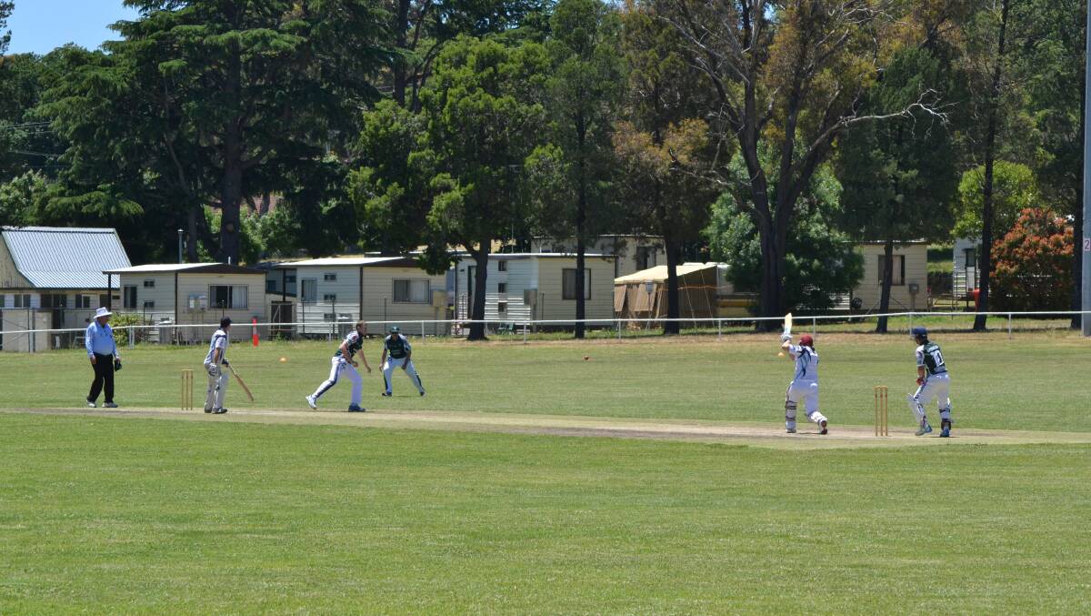Tight game: While a low-scoring game, it was a hard-fought victory for the Yass Golf Club Snipers over the Bowning Buffaloes at Victoria Park. Photo: Toby Vue