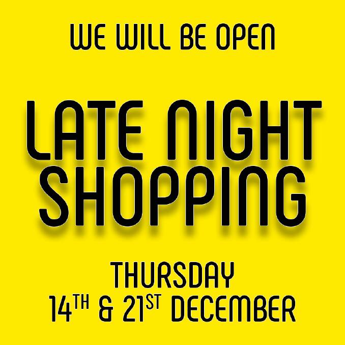 Yass to host late-night shopping