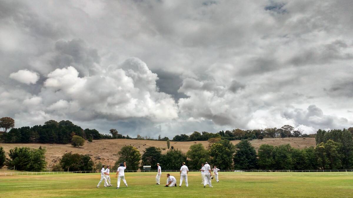 PIC OF THE WEEK: The Boorowa Crocs warm up against Murrumbateman during the Sweeney Cup preliminary final at O'Connor Park, February 4. Photo: Toby Vue.
