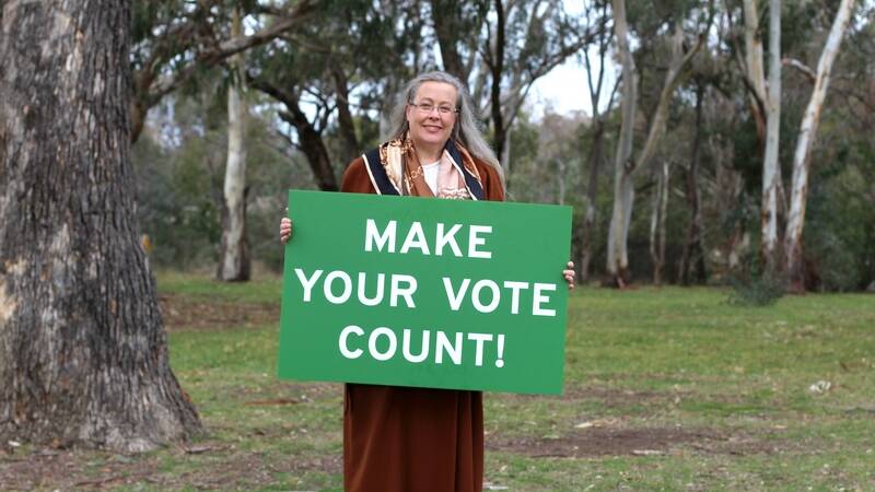CAMPAIGNER: Sophie Wade, convenor of Duplicate the Barton Highway Community Action Group. Photo: Jessica Cole