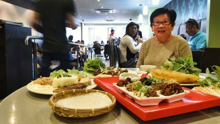 Attracting visitors: Culinary delights at Bau Truong Vietnamese restaurant in Cabramatta. Photo: Nick Moir