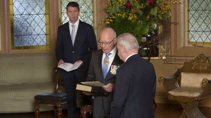 General David Hurley is sworn in as the 38th Governor of NSW