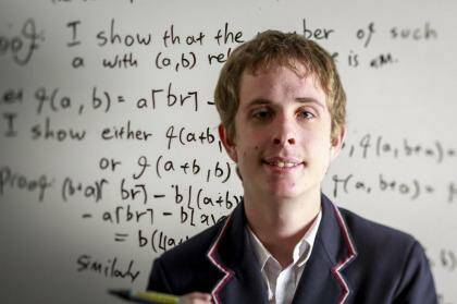 Alexander Gunning from Glen Waverley Secondary College who came fourth overall at the International Maths Olympiad. Photo: Eddie Jim
