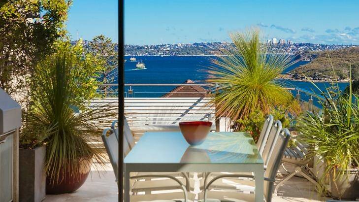 Landscape architect Bruce Mackenzie's Manly penthouse sold for $2,614,000, $314,000 over reserve through Clarke & Humel. Photo: supplied