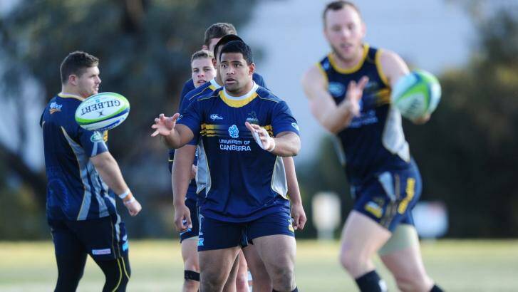 Scott Sio has been urged to get physical in this weekend's Super Rugby semi-final against the Waratahs. Photo: Melissa Adams
