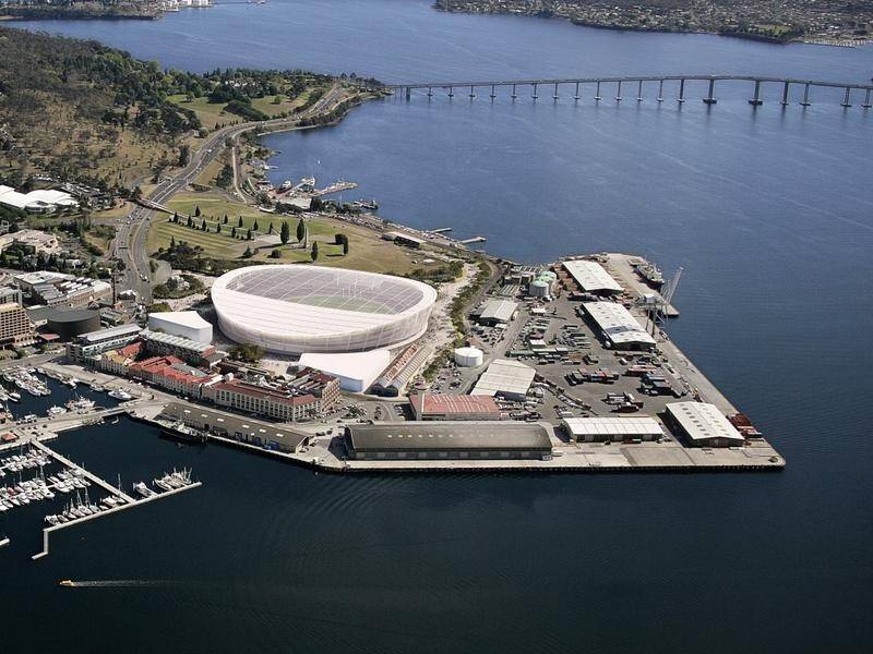 Labor has thrown its support behind a proposed new stadium in Hobart. (HANDOUT/AFL)