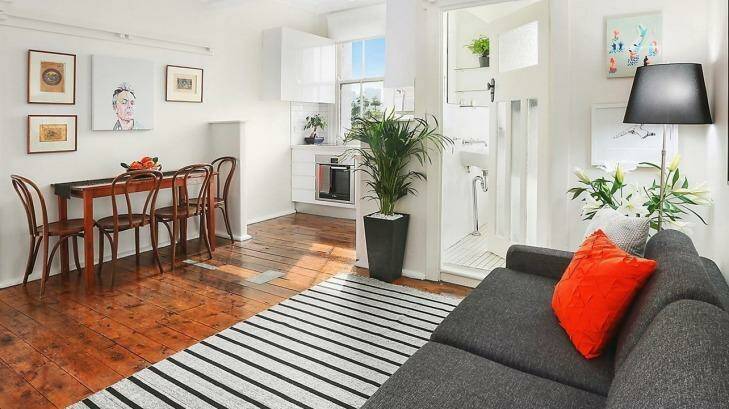 Artist Julian Meagher's Darlinghurst apartment sold for $727,000 through Chris Chung of McGrath Eastern Suburbs. Photo: supplied