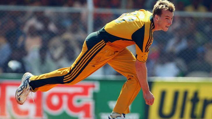 "I sign thousands of things every year:" Australian cricketing great Brett Lee. Photo: Getty Images/Cameron Spencer