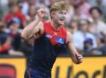 Popular young Melbourne forward Jacob Van Rooyen has signed a contract extension with the Demons. (Julian Smith/AAP PHOTOS)