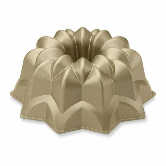 9. I like big bundt	
Bundt cakes are having a moment. Gorgeously shaped, they are a dessert table showstopper and infinitely insta-worthy. Vintage bundt cake pan. $50, williams-sonoma.com.au Photo: Supplied