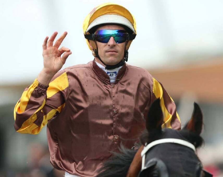 Still in the saddle: Hugh Bowman will ride at Warwick Farm on Friday despite being suspended. Photo: Damian Shaw