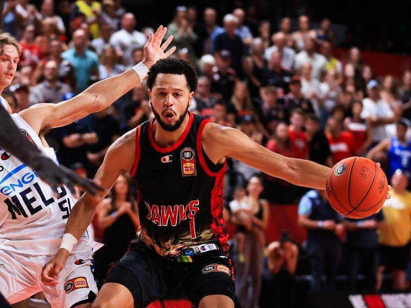 Tyler Harvey has signed a long-term deal to remain with the Illawarra Hawks in the NBL. (Mark Evans/AAP PHOTOS)