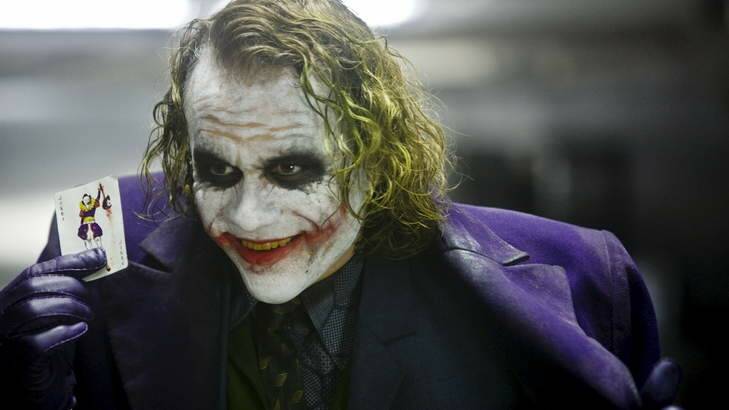 Heath Ledger was universally acclaimed as The Joker in <I>The Dark Knight</i>.
