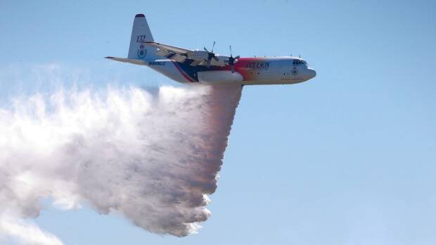 File photo of a DC 10 water tanker, courtesy Sydney Morning Herald.