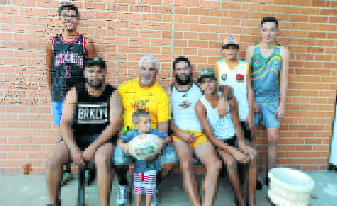 A decision made by the Group 19 junior rugby league board has stopped generations playing alongside each other in the same club according to the Boomerangs. Pictured at Tuesday’s community meeting are Brian Saunders, Stan Smith Snr, Jeramy Smith and Stan Smith Jnr (seated) with Rhys Smith, Byron Smith and Rhys Thompson (standing), and Jakobi Smith (in front).