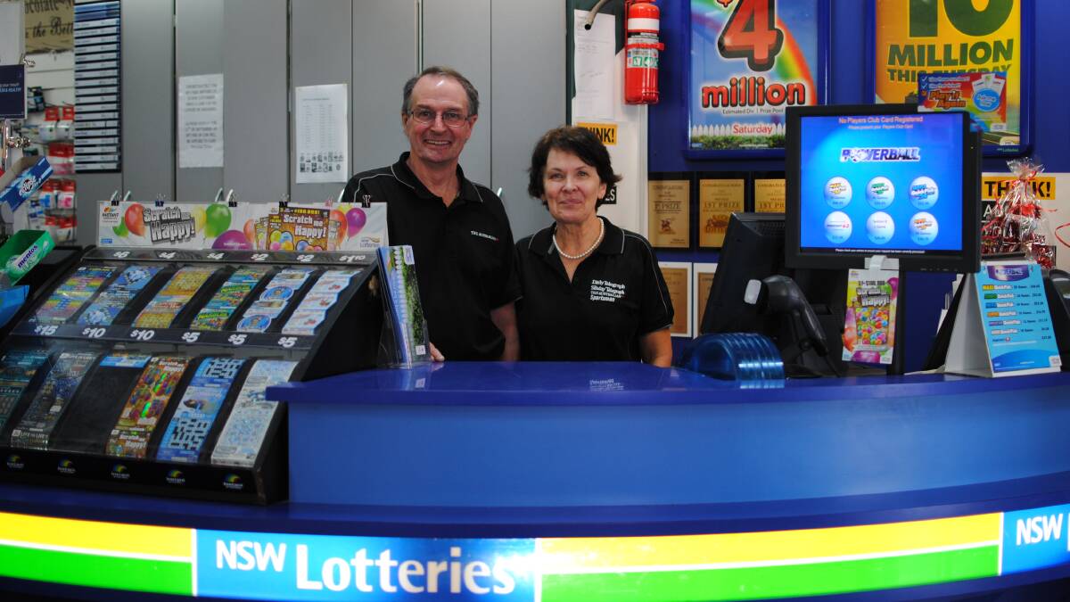 Yass Newsagency owners Merren and Roger Gregg are unsure of their future after the moratorium expires March 31, 2015. Photo: Jessica Cole